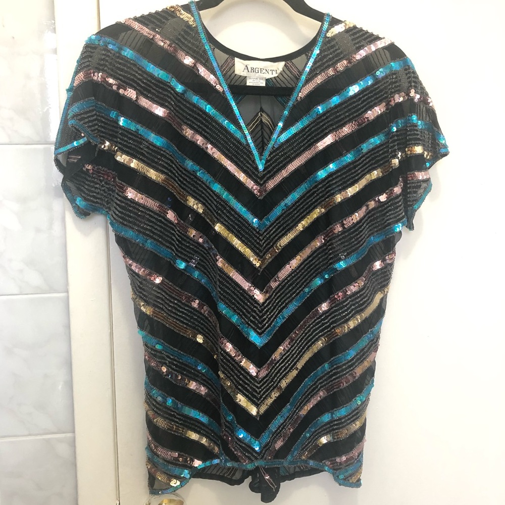 VTG BEADED TOP